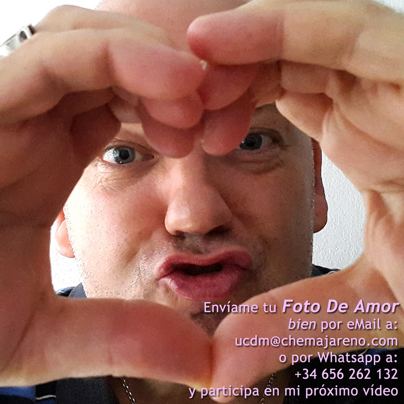 Envíame Tu Foto De Amor Y Participa En Mi Próximo Vídeo - http://chemajareno.com/enviame-tu-foto-de-amor